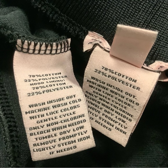 Juicy Couture Velour Jogger Pants 34 x 30 Zip Up Hoodie Tracksuit Set - Picture 12 of 13